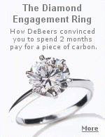DeBeers carefully controls the supply of diamonds to assure their scarcity and value, and if you can't buy her a diamond that costs at least 2 months pay, you shouldn't get married.